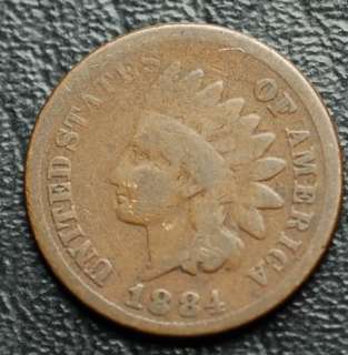 Coin #p1797   1884 Indian Head Cent  