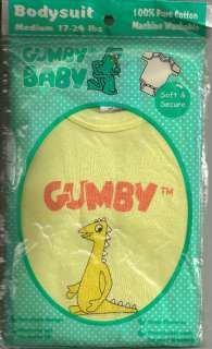 Gumby Baby Onesie Unisex Size M 17 24 lbs NEW  