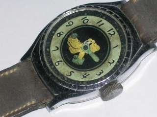 Old Pluto Disney Wristwatch Watch US Time   AS IS  