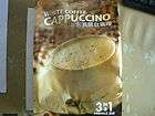 White Coffee Cappuccino satisfying taste of real coffee 3 in 1