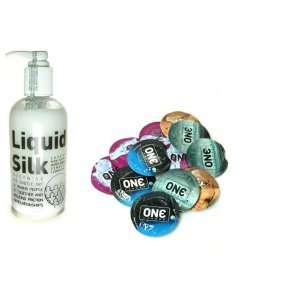   Liquid Silk 250 ml Lube Personal Lubricant Economy Pack Health