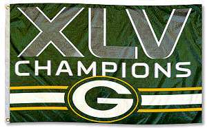 GREEN BAY PACKERS SUPERBOWL XLV 3X5 FLAG NEW  