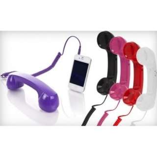 GearXS Retro Cell Phone Handset Attachment   Choice of 5 Colors  