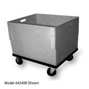  Plastic Container With Dolly 27 1/2x27 1/2x24 1/4