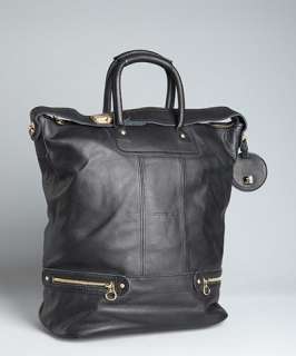 See By Chloe black leather large convertible tote