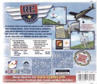 RC Daredevil   PC CD Game Radio Controlled Flight Sim 743999124554 