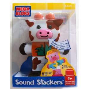 Mega Blocks Sound Stackers Pig/Cow