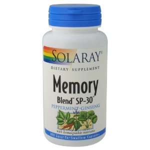  Solaray   Memory Blend Sp 30, 100 capsules Health 