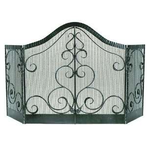   Design Victorian Graphite Screen with Mesh