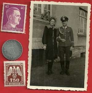 Rare * Nazi * German WW II ** Stamps   Photo   Coin ** Lot  