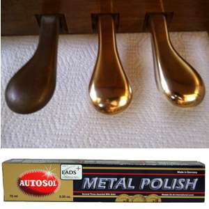Autosol Brass Aluminum Metal Polish 3.33oz.(75 ml) Tube  
