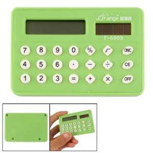   Digit Plastic Mini Electronic Calculator Grn