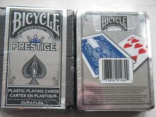   Dura Flex Blue Bicycle Prestige Poker Playing Cards 100% Plastic RI