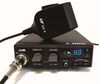 CRT S Mini 80 Channel CB Radio & FREE CIG LIGHTER PLUG