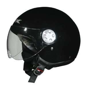  AFX FX 42 Pilot Soild Open Face Helmet Large  Black 