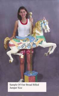 Handpainted Full Size Carousel Horse Jumper  