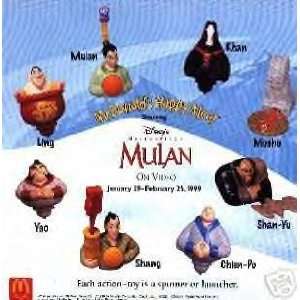  Disney Mulan II Tops 1999 Happy Meal Yao 