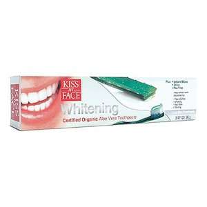 Kiss My Face AloeVera Toothpaste,plus Iceland Moss Whitening   3.4 oz