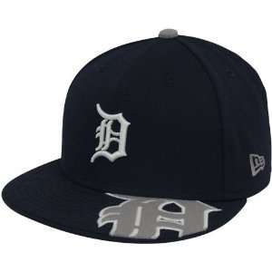  New Era Detroit Tigers Navy Blue Melviz 59FIFTY Fitted Hat 