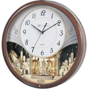  New Haven City Scape Melodies In Motion Wall Clock