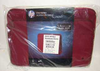 New HP 15 16 Notebook Laptop Case Bag Sleeve Red  
