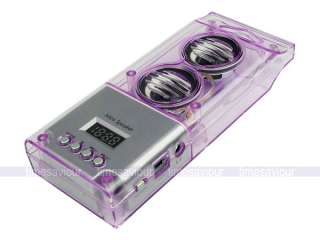 Clear Purple Portable Speaker for Sony Ericsson Xperia Active Mini Ray 