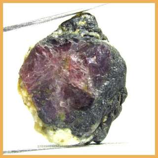 56CT.ROUGH PURPLE SAPPHIRE MADAGASCAR UNTREATED NATURAL GEMSTONE / AAX 