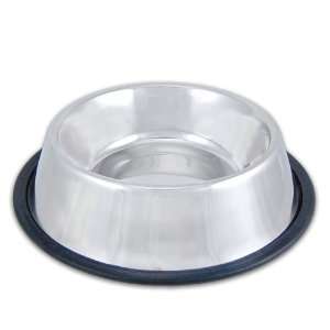    Large 24 oz Stainless Steel Pet Bowl   Non Skid Base