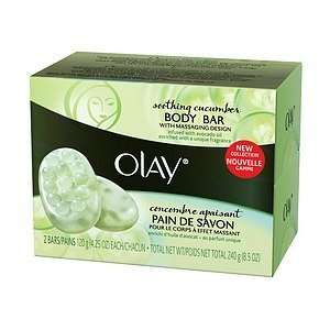  Olay Soothing Cucumber Bar Soap, 2 ea Beauty