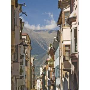 Main Street, Old City, Merano, Sud Tyrol, Western Dolomites, Italy 