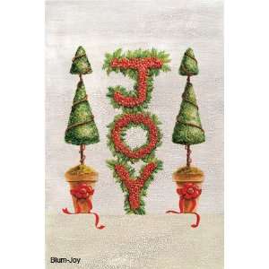  Wendy Wegner   Joy Topiary, Size 40 x 32 Canvas Finish 