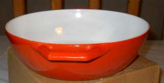 Mid Century Modern Danish COPCO Denmark Orange Enamel Cast Iron 2 Qt 