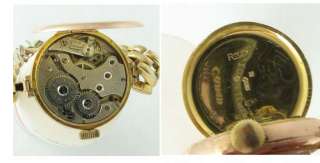 Elegant 9k Gold Rolex Deco Ladies Wrist Watch 1936  