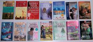ASSORTED Paperback ROMANCE NOVELS Fiction   LOT of 15  