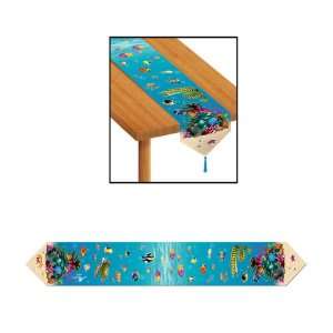  Printed Under The Sea Table Runner Party Accessory (1 