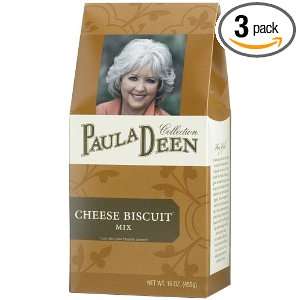 Paula Deen Collection Cheese Biscuit Mix, 16 Ounce Boxes (Pack of 3)