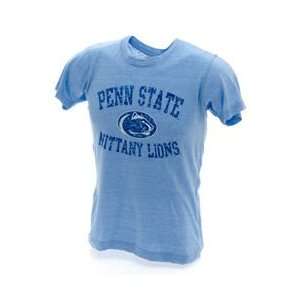  Penn State Nittany Lions Vintage Tshirt Baby Blue Sports 
