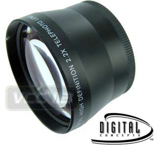 72mm 2.2X HD TELEPHOTO LENS FOR SONY HDR FX1 HDR FX1000  
