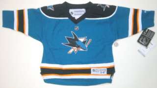 NHL Reebok San Jose Sharks Toddler 2T  4T Hockey Team Jersey New w 