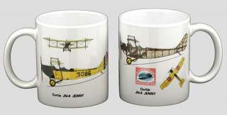 Cutaway Design Coffee Mug   Curtiss JN 4 Jenny (Army)  