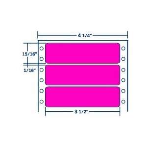  Compulabel® 161302 Fluorescent Pink Labels, 3 1/2 x 15/16 