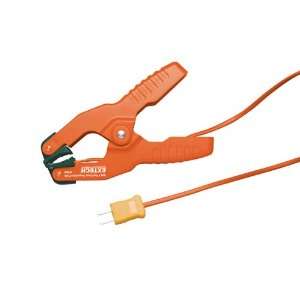  K Type pipe clamp temperature probe with spring loaded jaw 