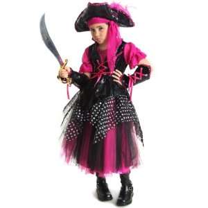    Caribbean Pirate Child Costume Size Large (10) Toys & Games