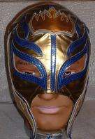 WWE REY MYSTERIO ProGrade Leather Adult GOLD MASK  
