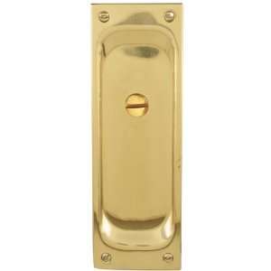   Pocket Door Lock 7 1/2 Height Solid Brass Privacy Pocket Door Mortise