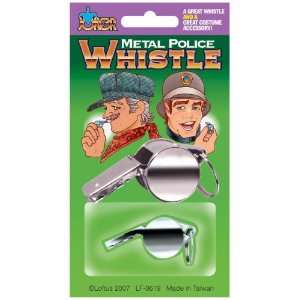  Metal Police Whistle   Many Uses Toys & Games