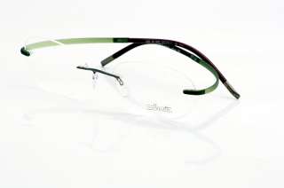 Silhouette Eyeglasses Spx Art 7690 6065 Green/Browm Palmbeach Optical 