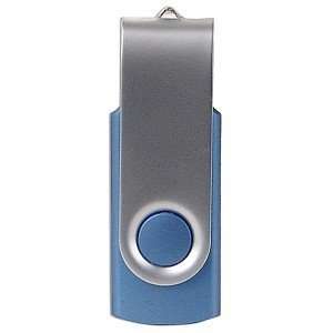  512MB USB 2.0 Portable Flash Drive (Silver/Blue 