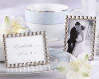 96 Silver Pearls Mini Photo Frame Favors Wedding  