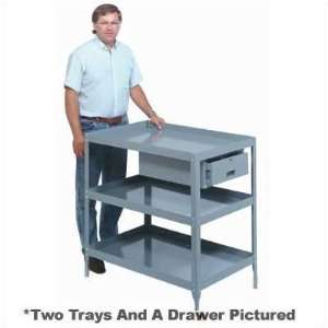  Stationary Tool Stand   3 Trays 34 1/4 H x 28 W x 36 W 